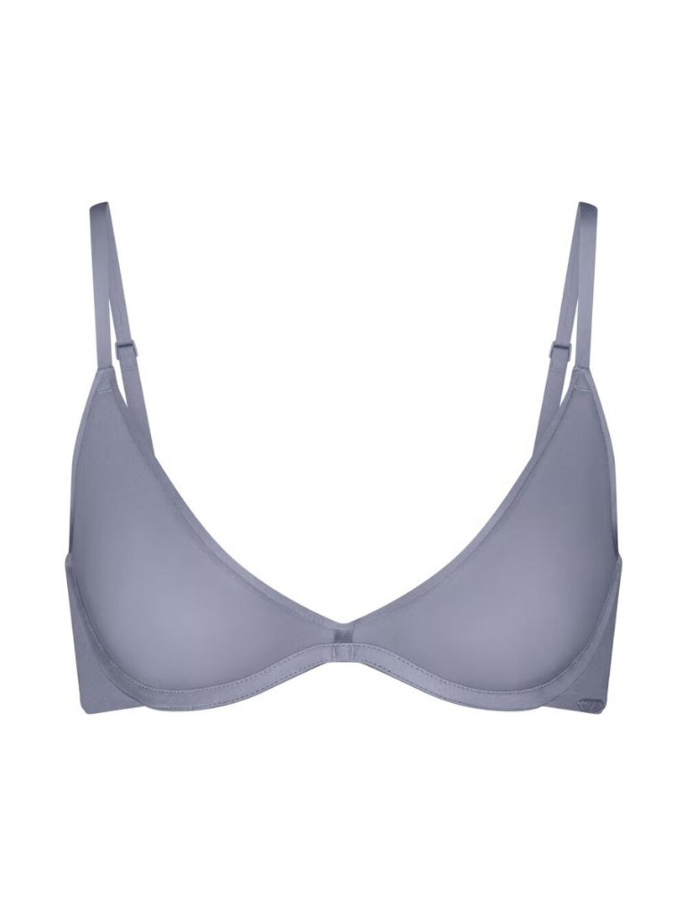 NWT SKIMS WEIGHTLESS SCOOP BRA SLATE - 44DDD